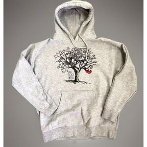 Taylor Swift All Too Well Hoodie Size Large L Red Version Gray Official Tour